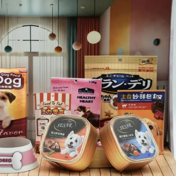 紙紮狗狗飼料禮盒-5